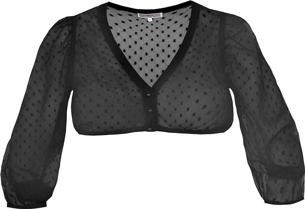 Dirndlbluse Ahorntal schwarz 40 Produktbild 