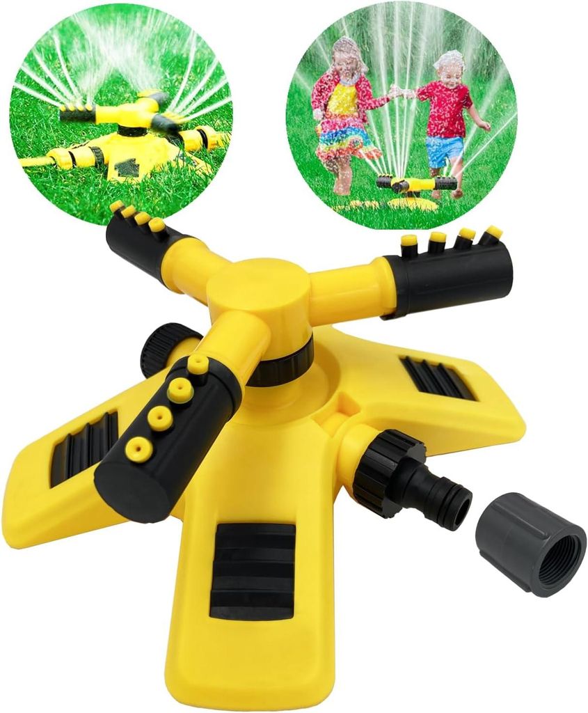 Wassersprenger, Kinderspielzeug, Gartenspielzeug, Rasensprenger, Wassersprenger, für den Außenbereich, X-förmig