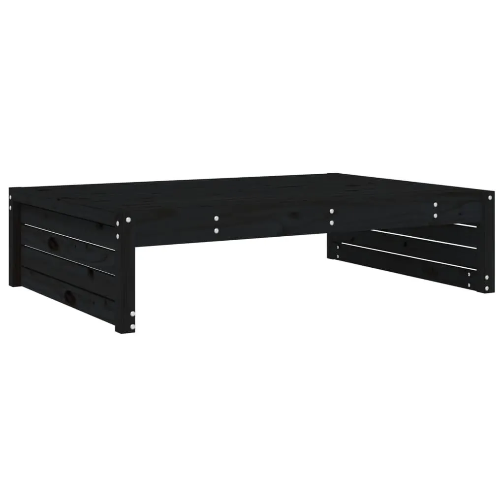 Sgabello Rustico in Pino Nero 120x80 cm - Ideale per Verande e Portici