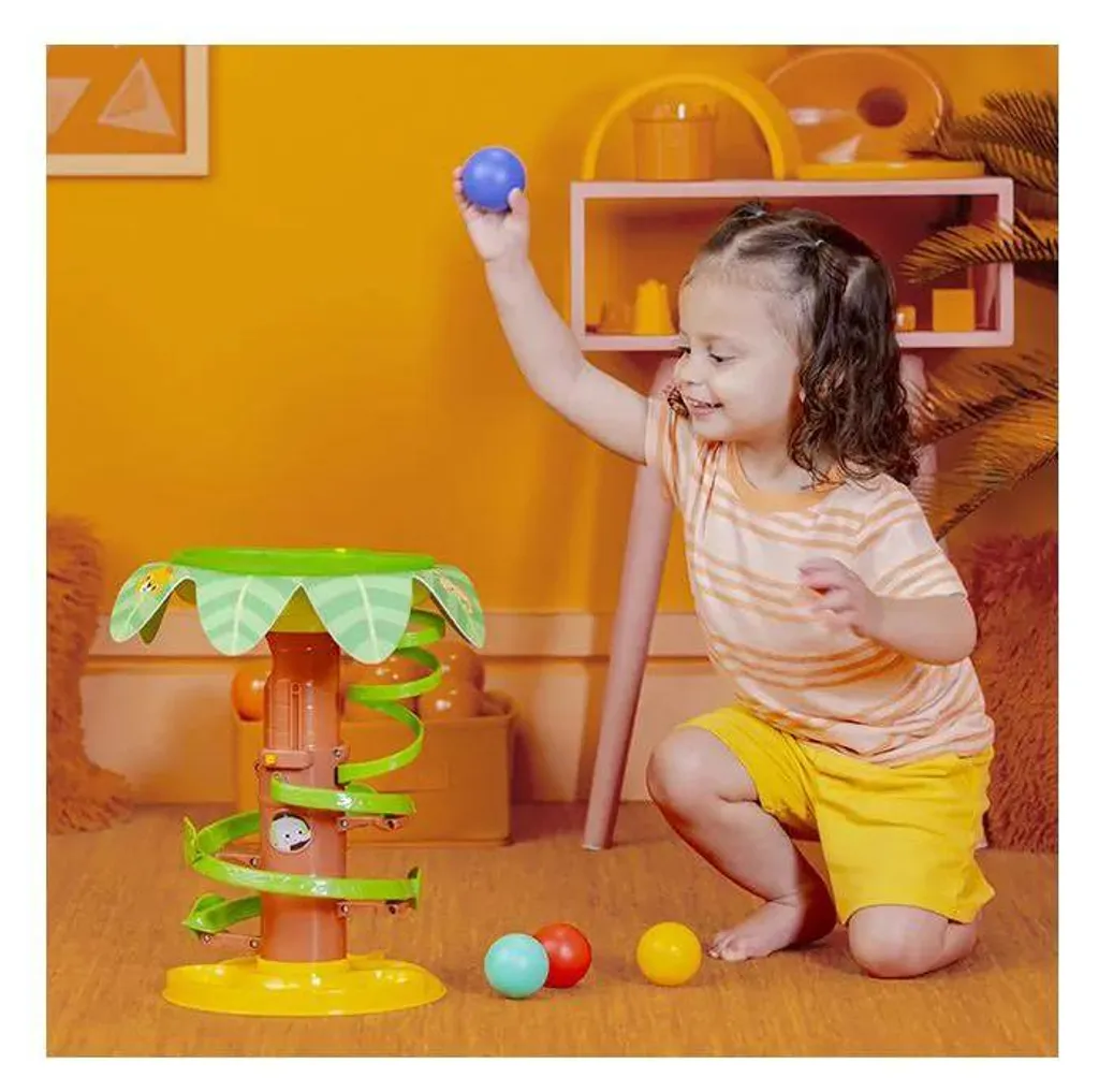 Stimulez l'éveil de bébé avec le Tropical Twirl : Fini l'ennui au tapis