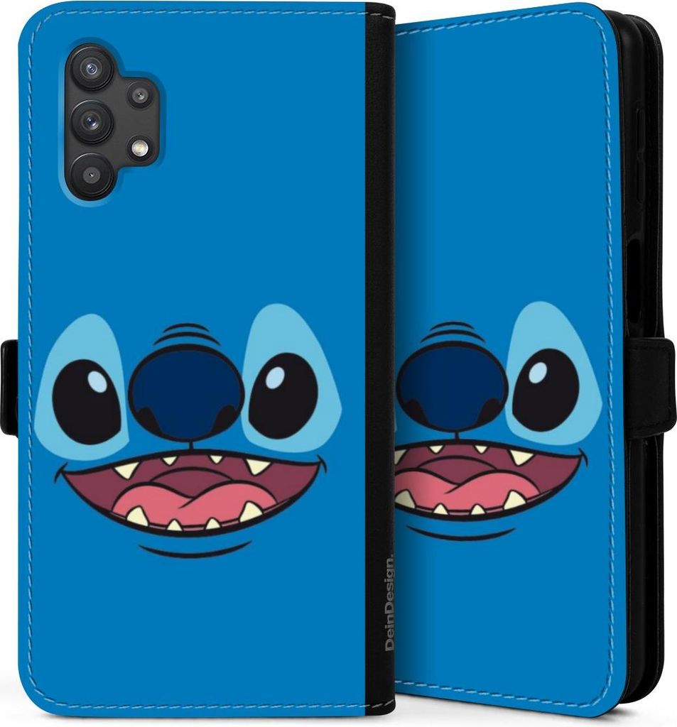 DeinDesign Klapphülle für Samsung Galaxy A32 5G Handytasche Lederhülle Tasche Disney Offizielles Lizenzprodukt Lilo & Stitch
