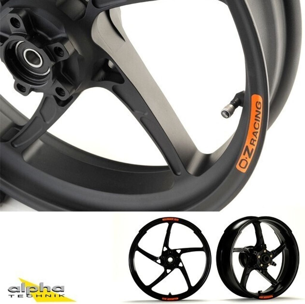 OZ Piega R Felgen schwarz matt Panigale 1299 R H9 Produktbild 