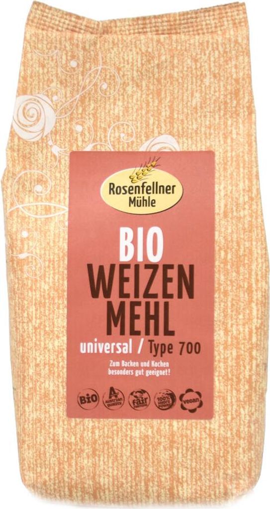 Weizenmehl Universal T700 750g - 6er Vorteilspack von Rosenfellner Mühle