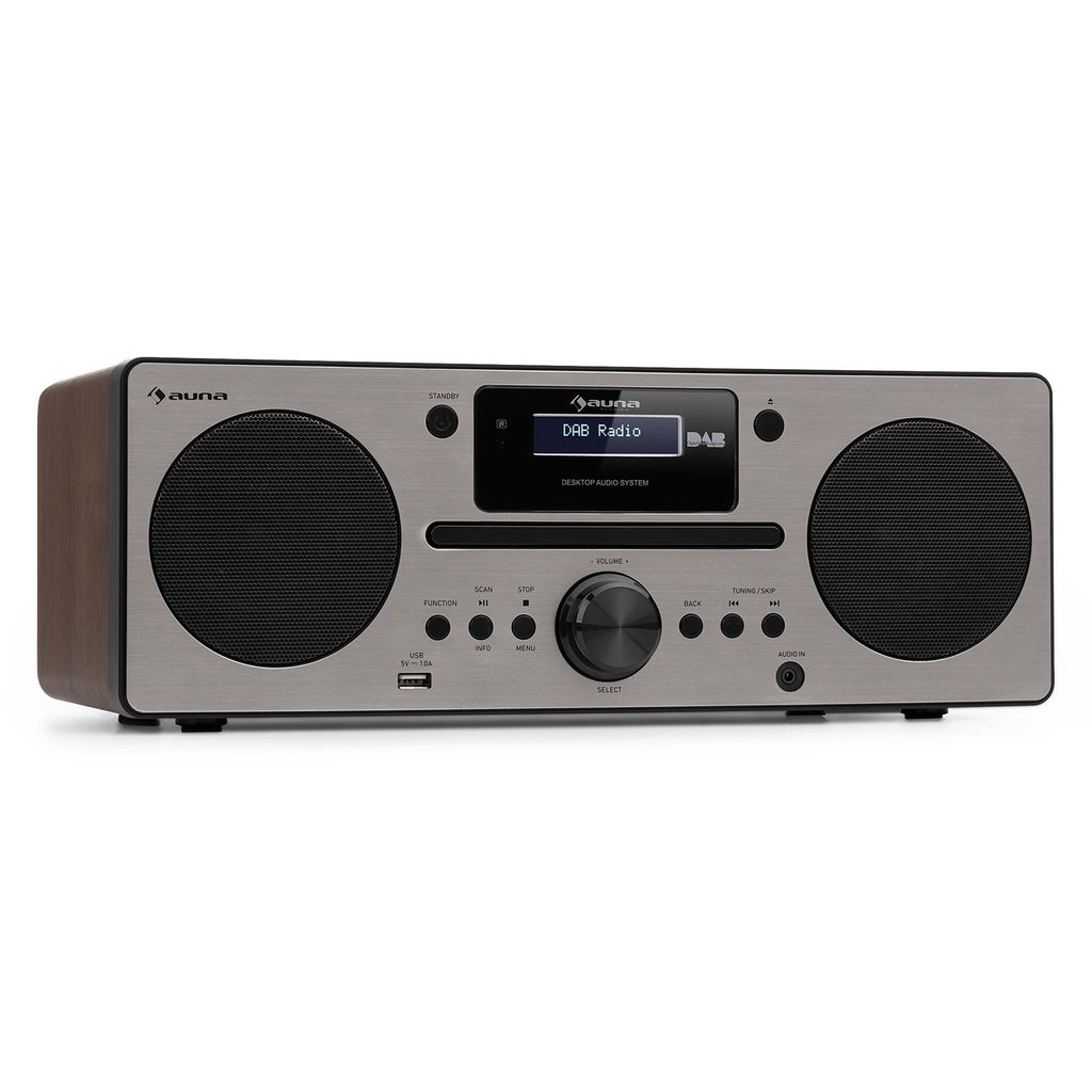 Auna Tragbares Radio, DAB Radio mit CD Player, DAB Plus Produktbild 