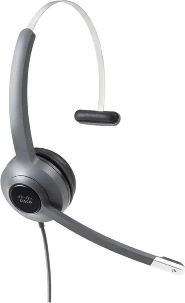 Cisco Headset 521 Wired Single 3.5 mm mit USB Adapter On-Ear Kabelgebunden Mono - Headset - Lautstärkeregler