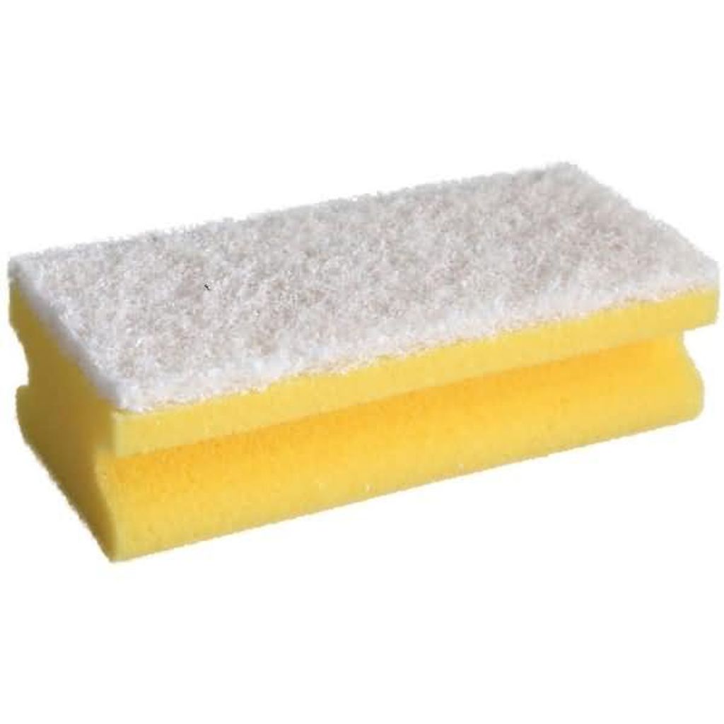 Reinigungsschwamm Color 15x7x4,5cm VE=10 Stück gelb