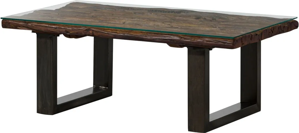 MASSIVMOEBEL24 Sevilla #29 Table basse 110x60cm en bois de récupération