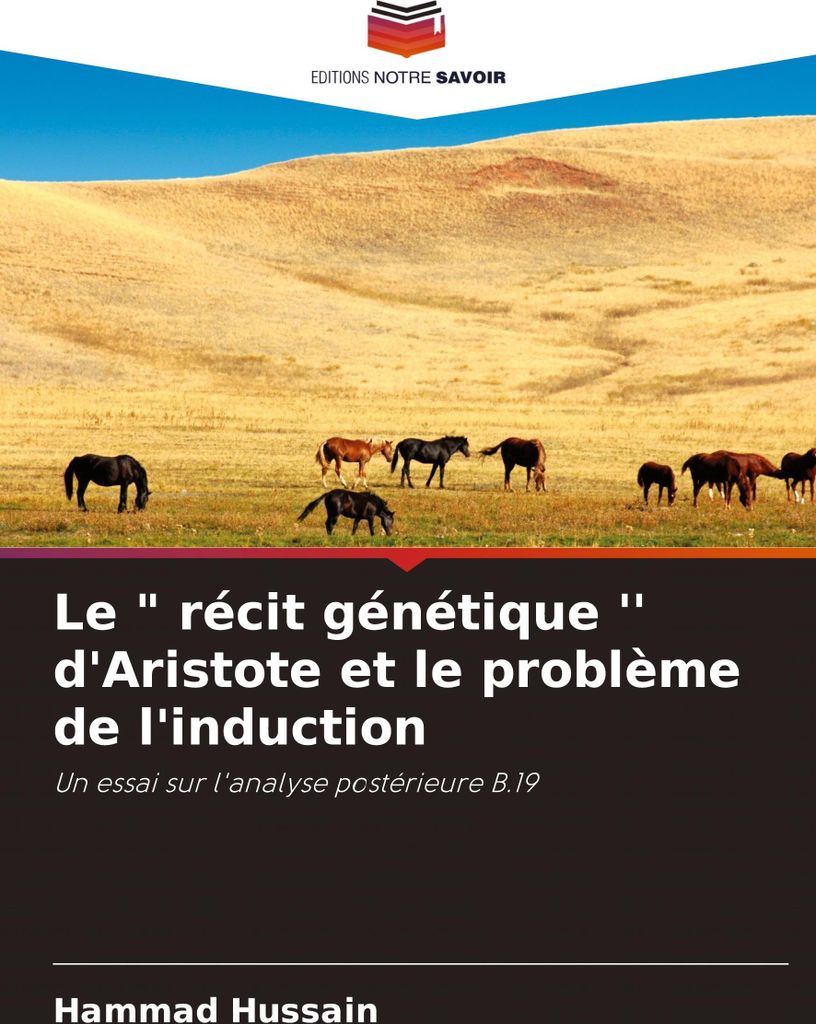 Le " récit génétique '' d'Aristote et le problème de l'induction