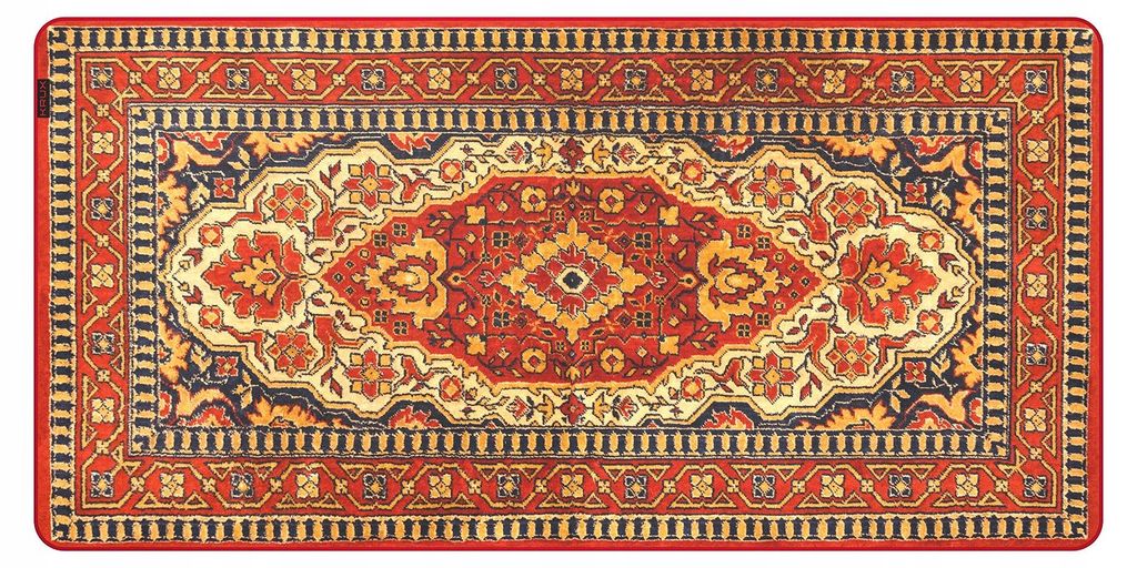 KRUX Mauspad für Maus Space Carpet max.., Carpet-Design, 1200x600mm, umkettelte Ränder