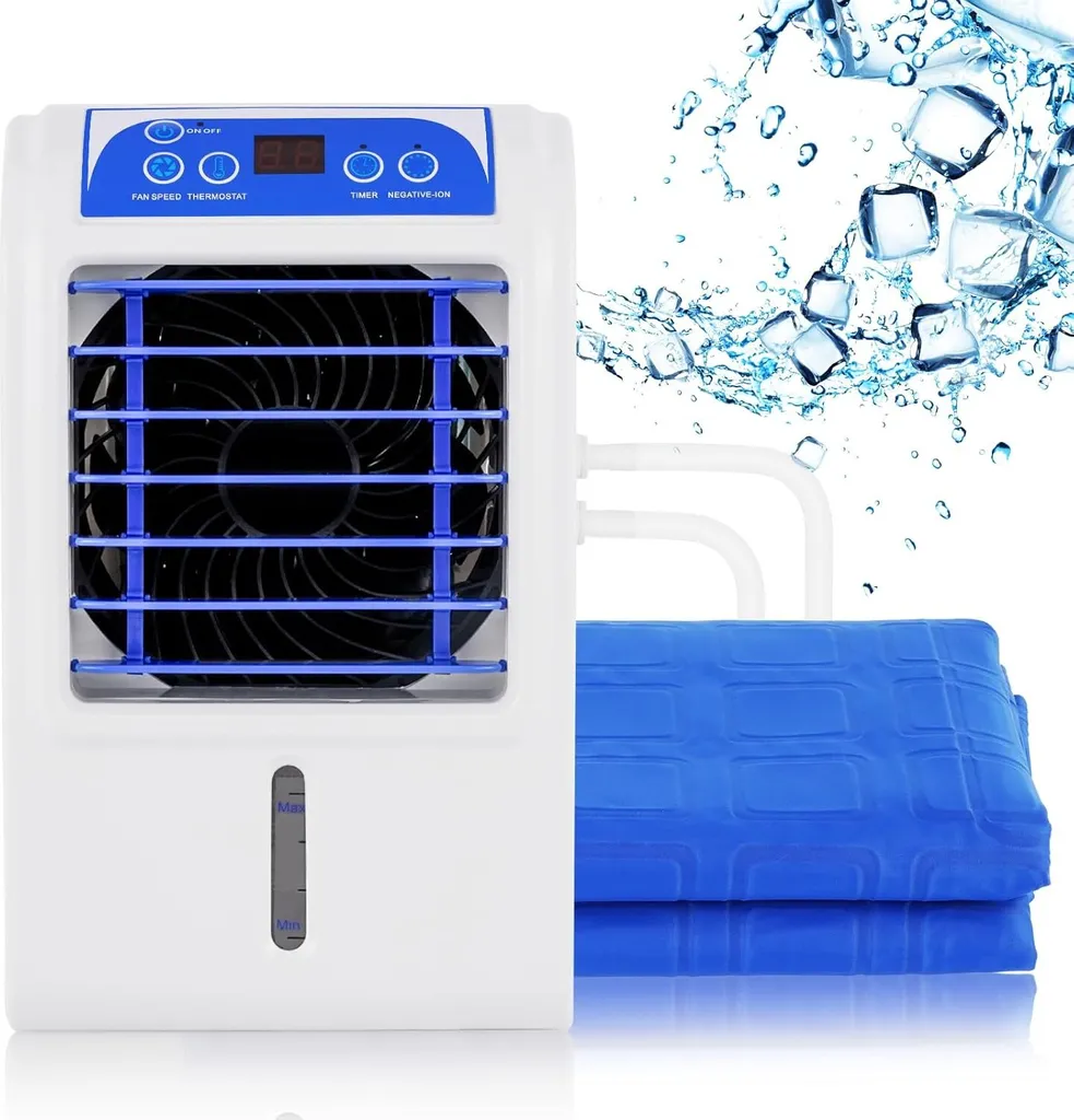 Surmatelas rafraîchissant à circulation d'eau glacée pour lit une place