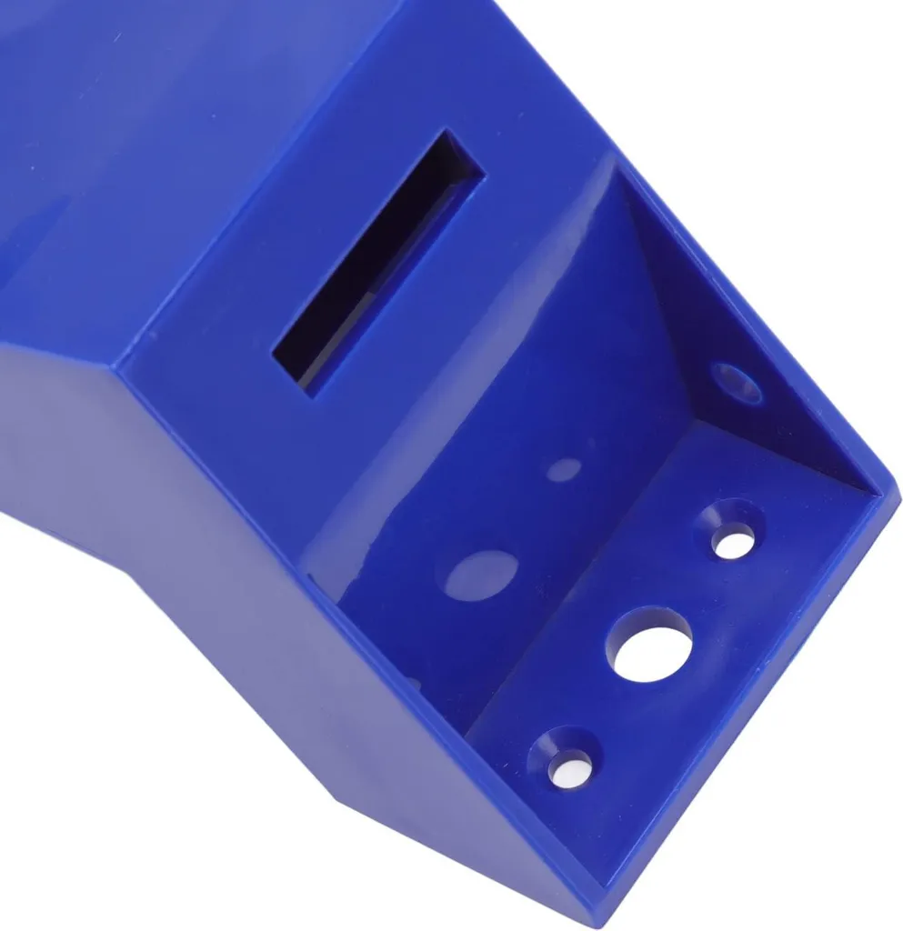 Support Propane Mural Bleu avec Sangle de Sécurité et Fixation Vis - 3