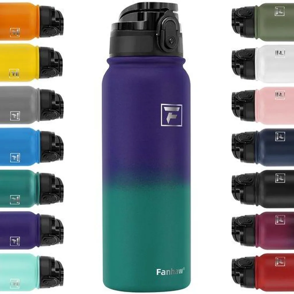 Bouteille d'eau réutilisable 600ml inox etanche avec bec de boisson