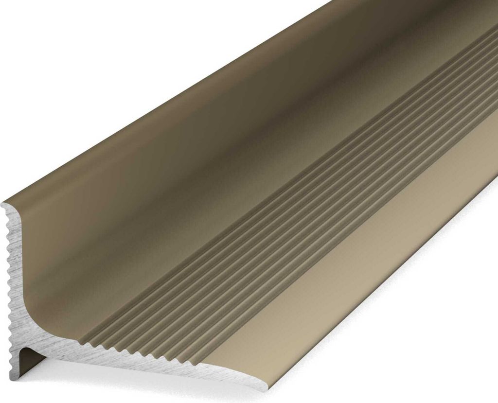 Prinz Wandanschlussprofil Nr. 290, 100 cm edelstahl matt