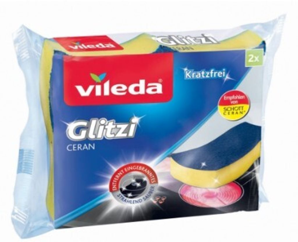Vileda Glitzi sklokeramika, Modrá, Žlutá, 2 kusů Obrázek produktu 