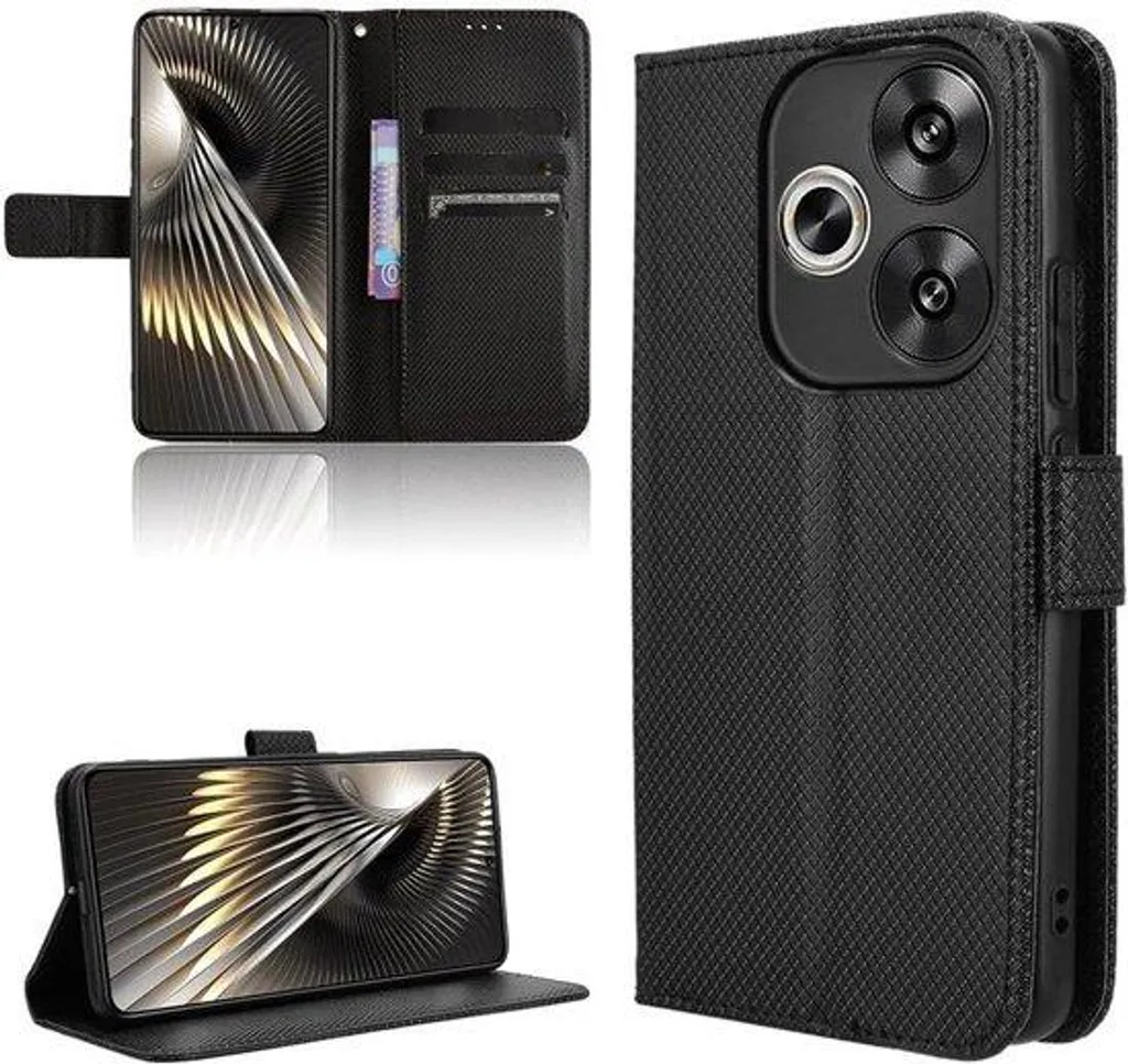 Étui pour smartphone en carbone anti-choc avec clapet magnétique