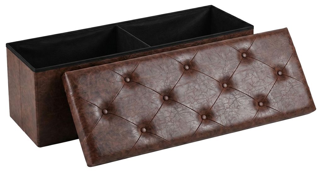 Nemora Saddle 110 - Ottomanen-Truhe 109,2x38,1x38,1 cm Produktbild 