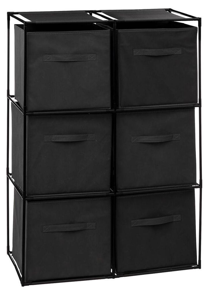 5five Simply Smart | Modulares Regal - Cube - 6 Behälter - Produktbild 