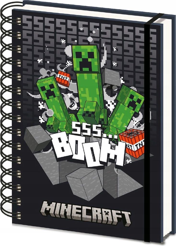 Minecraft 3D Wiro Notizbuch A5 Produktbild 