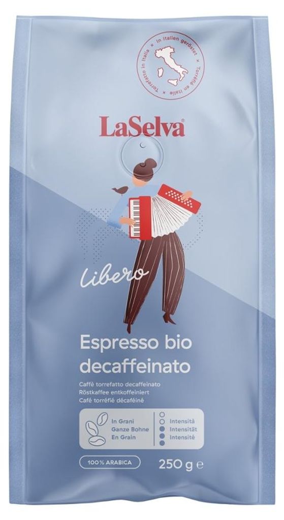 Espresso Libero - decaffeinato in grani 250g Immagine del prodotto 