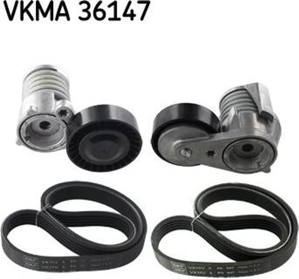 Kit courroie accessoire SKF VKMA 36147 pour entretien Focus et Volvo