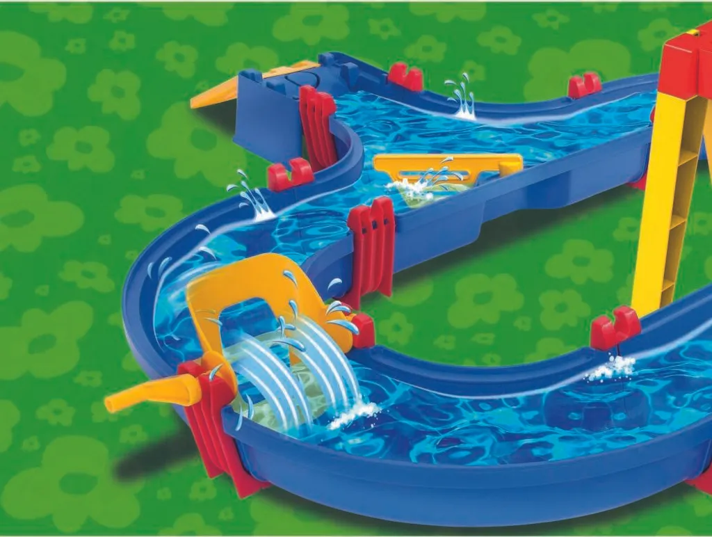 AquaPlay ContainerPort Set de Jeu avec Grue Pivotante et Écluse Mobile - 12
