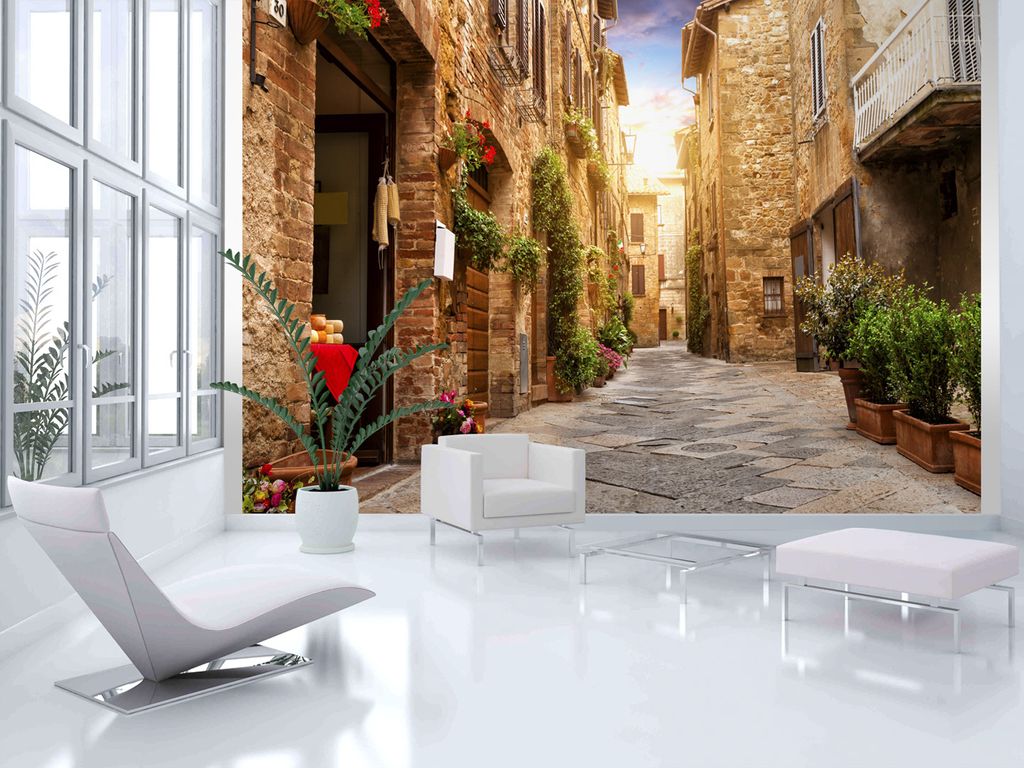 Vlies Fototapete 400x280 cm Tapeten Wandtapete XXL Italien Produktbild 