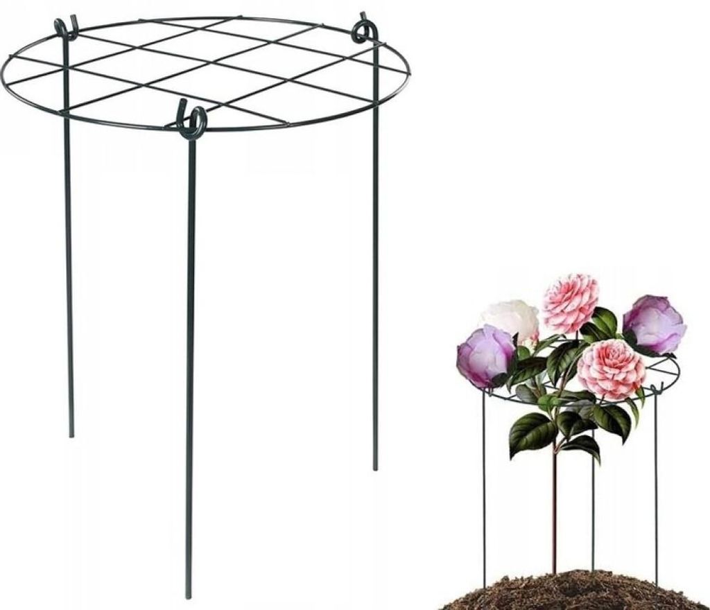 Tuteur pour plantes à fleurs de jardin avec treillis pour Image du produit 