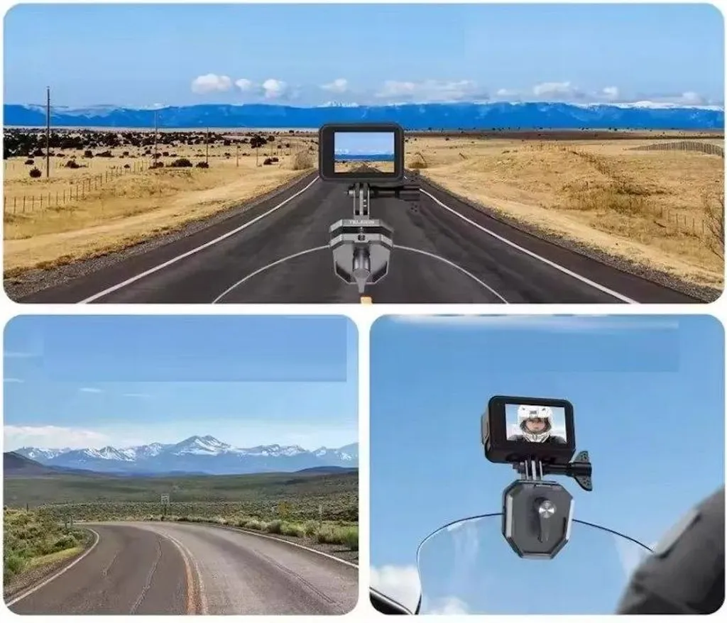 Supporto Clip Parabrezza Moto S3-EAK-03 per GoPro e Insta360 - Qualità - 5