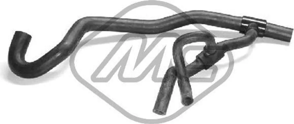 Tuyau de radiateur Metalcaucho 8741 OE 7700843464 pour Renault Laguna