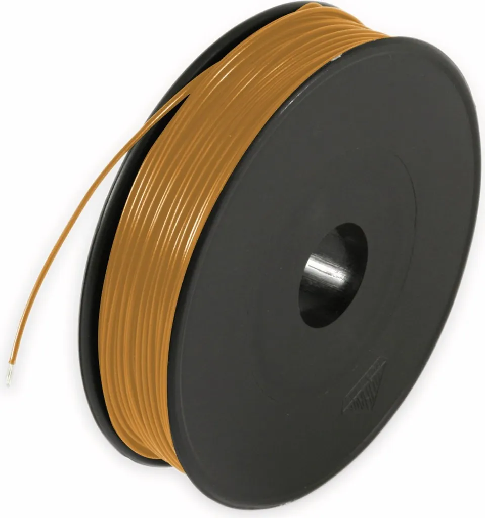 Cavo Flessibile RAUTRONIC LIYV 1x0,25 100 metri Arancio per Robotica