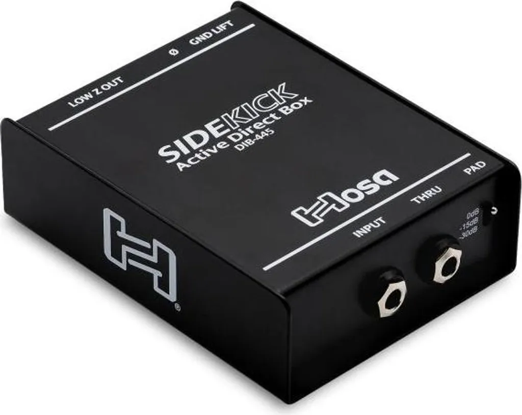 DI-Box active Hosa DIB-445 pour enregistrement studio et scène live