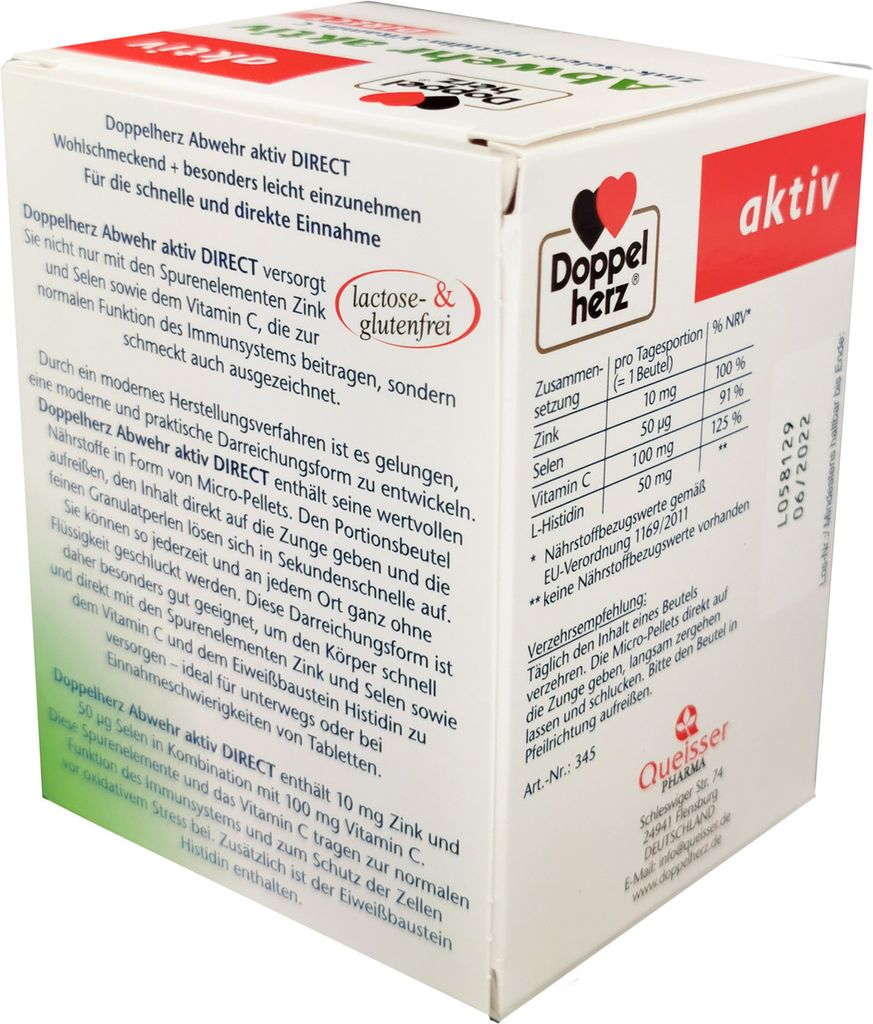 DOPPELHERZ Actief Immuunsysteem - Directwerkende tabletten Productafbeelding 