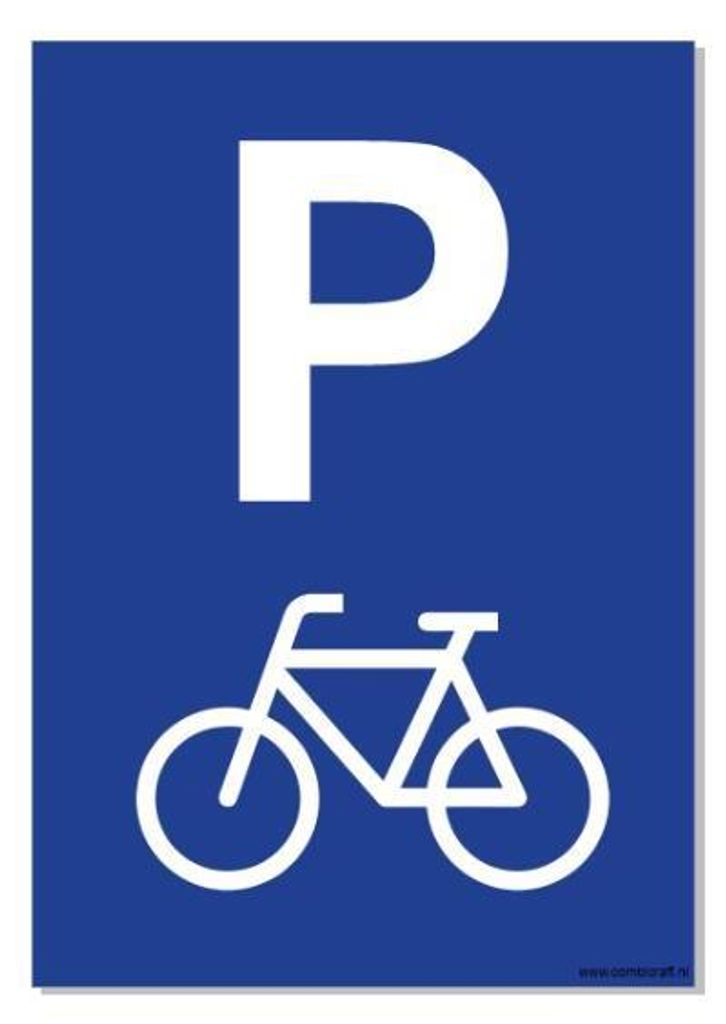 Značka CombiCraft na parkovanie bicyklov - 21x30cm Obrázok produktu 