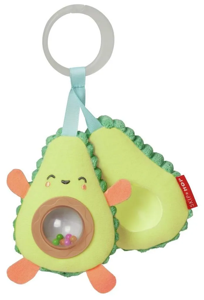 Hochet en peluche Skip Hop Avocado - Jouet d'éveil suspendu original