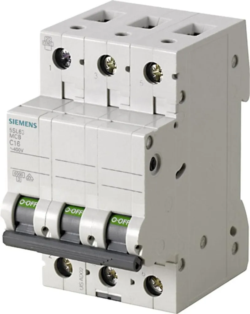 Disjoncteur Siemens 63A 400V 5SL6363-7 Anti-Surcharges et Courts-Circuits