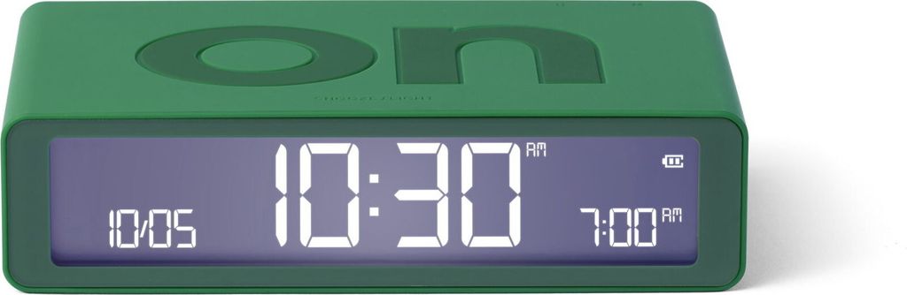Lexon - Despertador FLIP Classic (vert) Image du produit 