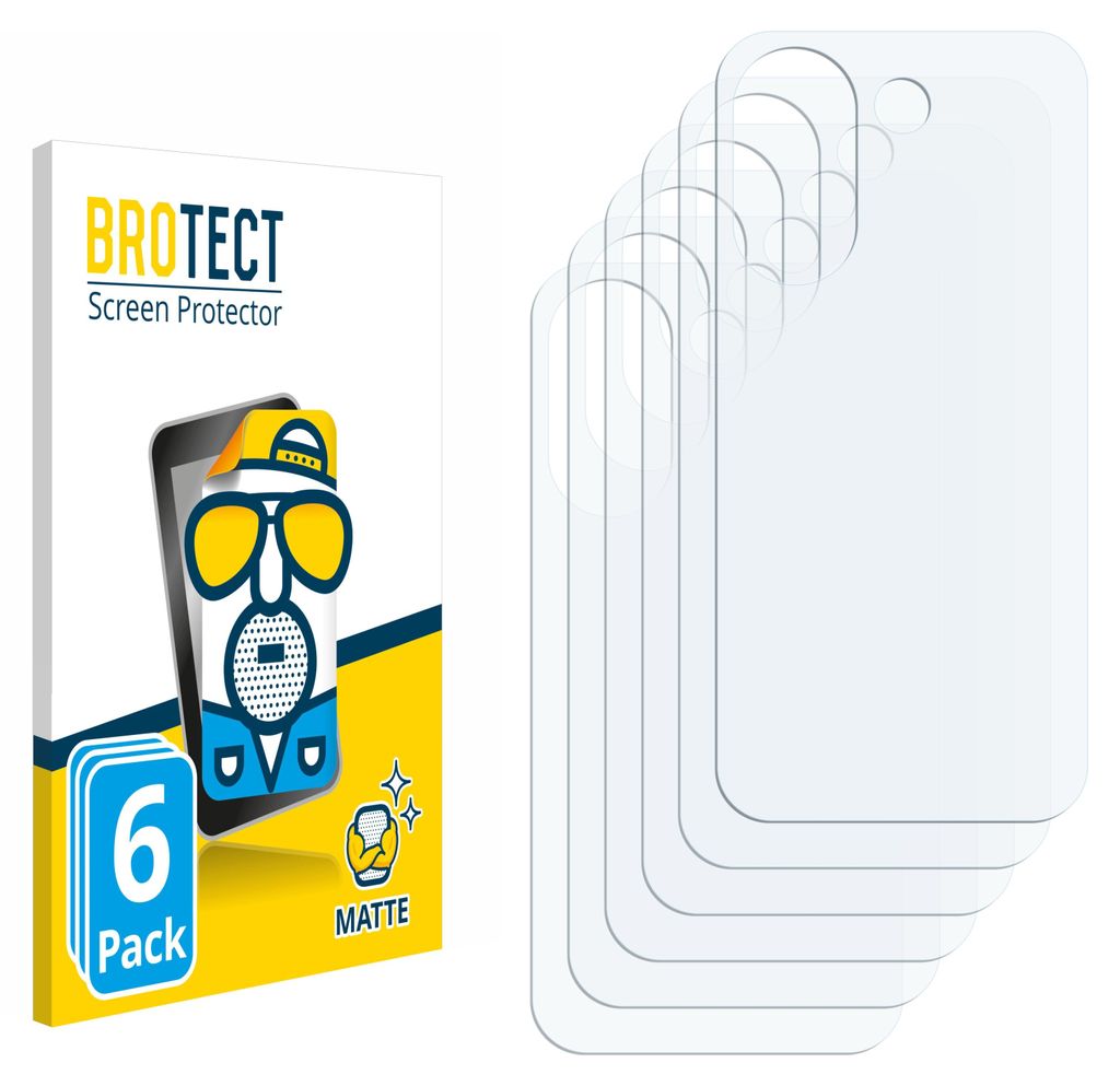 6x BROTECT Schutzfolie für Xiaomi Poco X8 Pro (Rückseite) Displayschutz Displayschutzfolie Folie Matt Entspiegelungsfolie