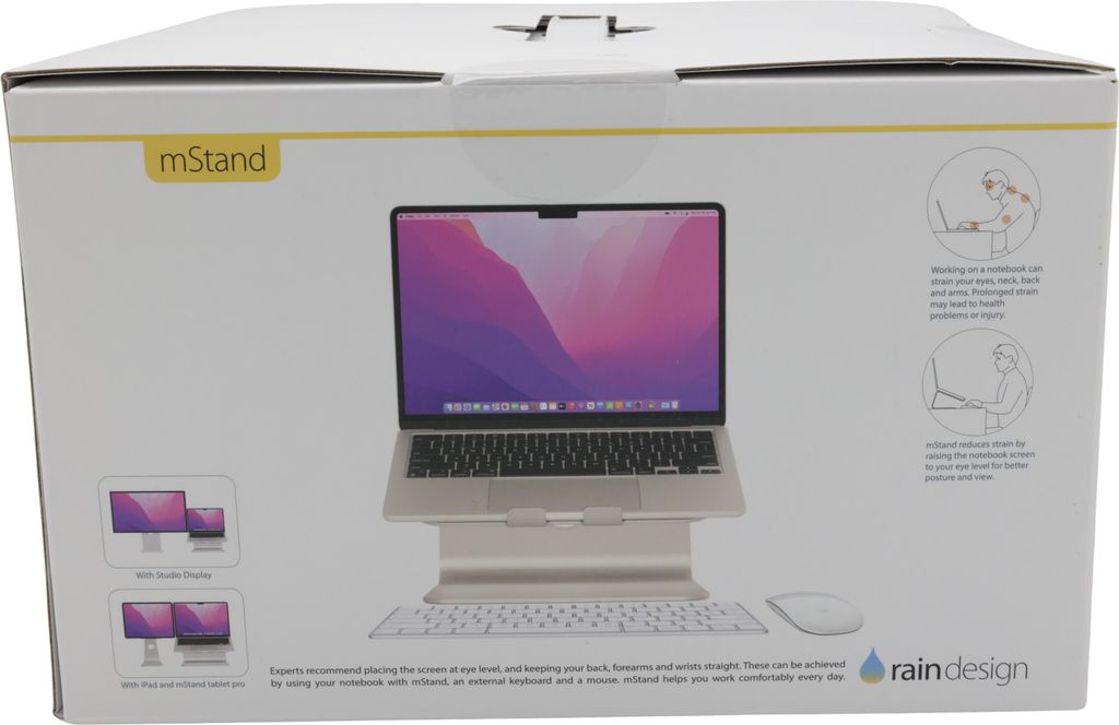Rain Design mStand Supporto per laptop Starlight Immagine del prodotto 