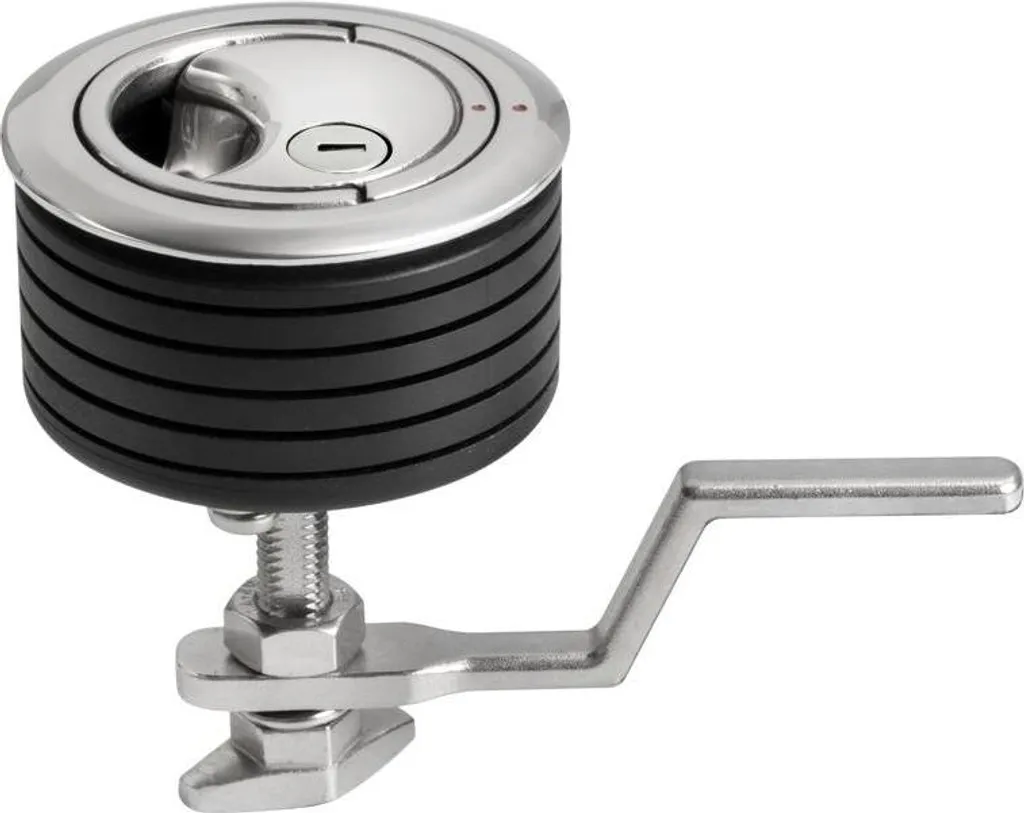 Verrou de pont encastrable 75 mm Osculati en inox pour coffre de bateau