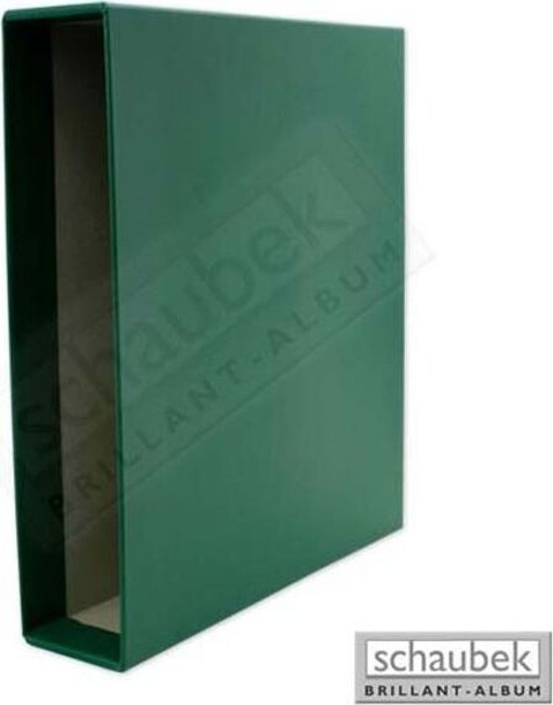 Schaubek Schutzkassette für Klemmbinder grün