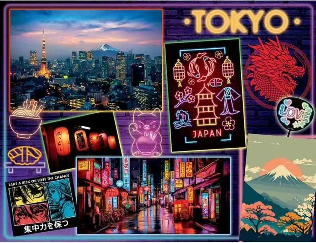 Puzzle Tokyo 2000 Pièces Ravensburger Qualité Premium Softclick Idéal