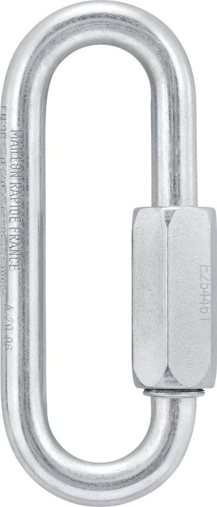 Petzl Go 8 mm, Drehverschluss, Verschlusskarabiner, Oval, Stahl, Stahl, 30 kN