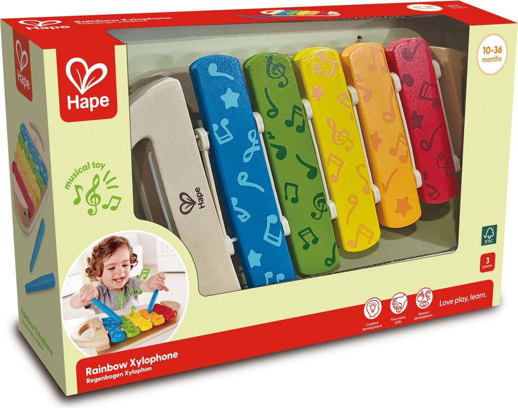 Hape - Regenbogen Xylophon Produktbild 