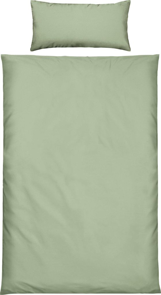Erwin Müller Bettwäsche Ansbach" jade 1x 135x220 cm + 1x 40x80 cm"