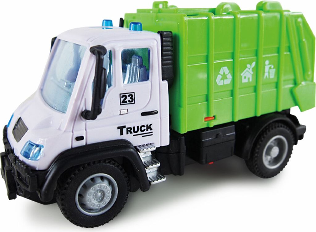 Amewi RC Auto Mini Truck Müllabfuhr grün LiIon Akku Produktbild 