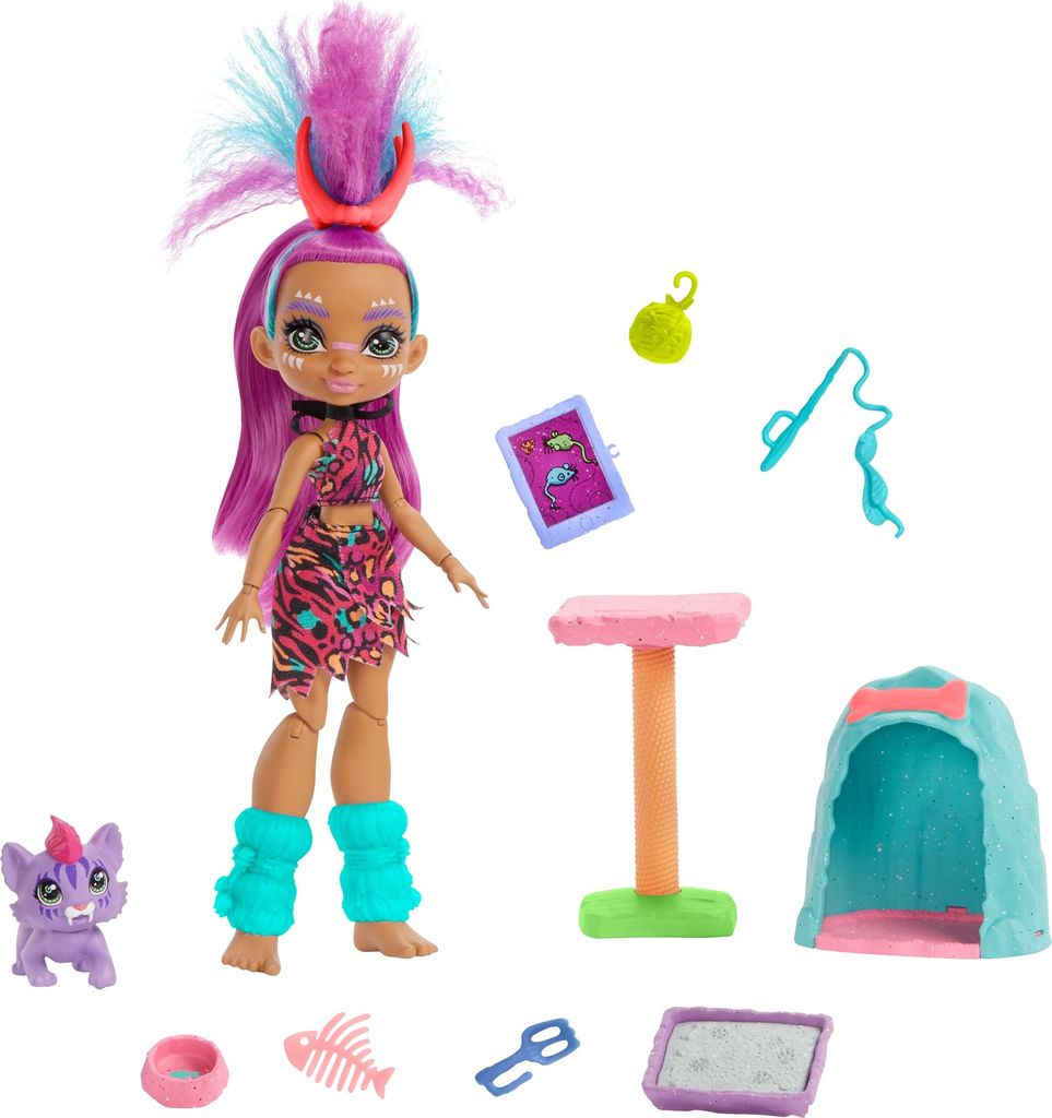 Cave Club Wilder Katzenspaß mit Roaralai Spielset & Puppe