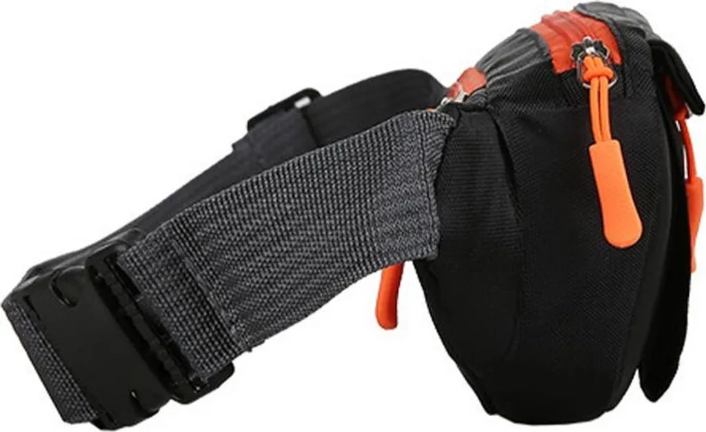 Marsupio Sportivo INF Nero Multifunzione - Ideale Fitness e Outdoor - 4