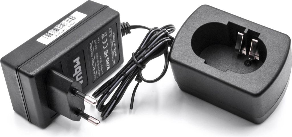 vhbw Ladegerät kompatibel mit Hitachi WR 14DM, WR 14DMB, WR 14DL, WR 14DMK, WR 14DMR Werkzeug Akkus, 16,8 V