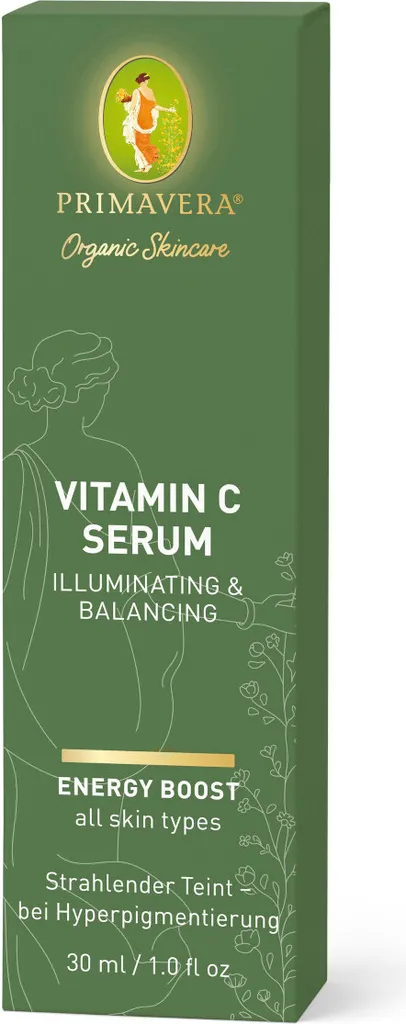 Sérum Vitamine C PRIMAVERA Illuminant 30ml Formule Vegan Équilibrante - 5