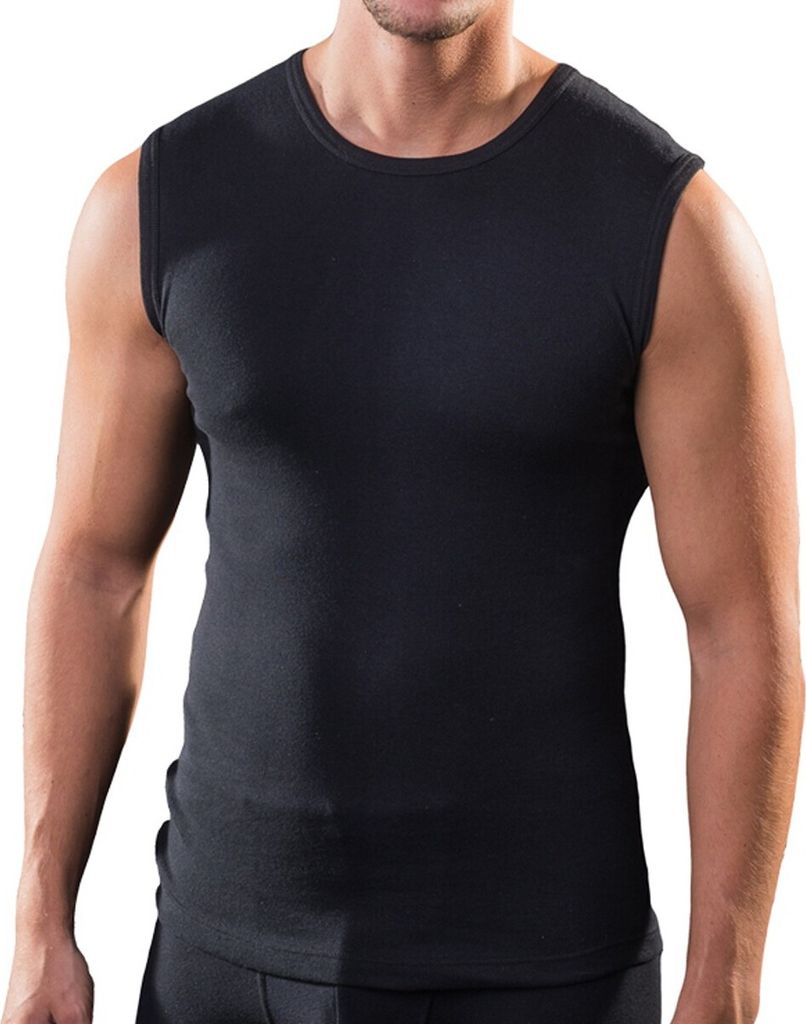 HERMKO 3040 Canottiere da Uomo a Girocollo, Größe Herren:11 (XXXXXXL), Farbe:Marino